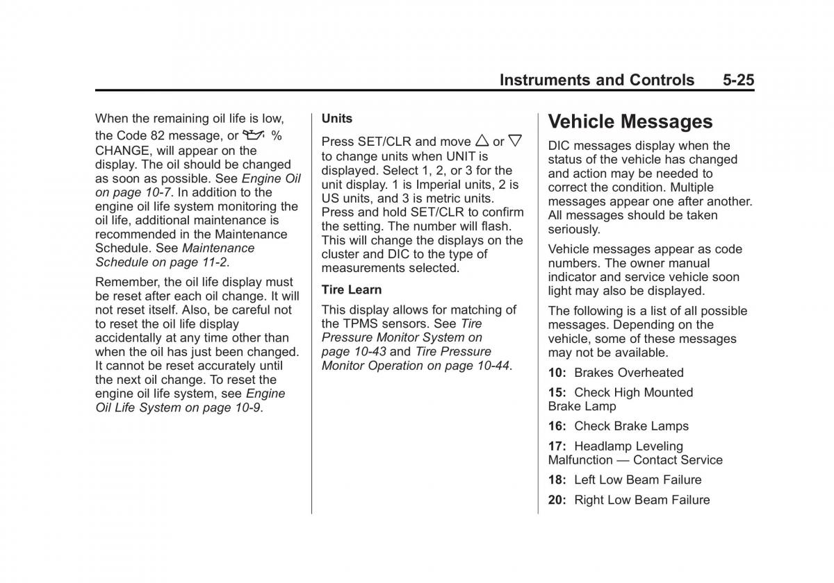 Chevrolet Spark M300 owners manual / page 119