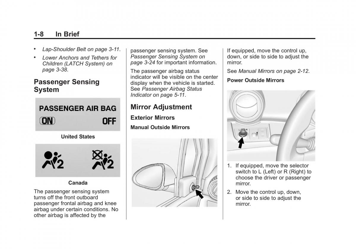 Chevrolet Spark M300 owners manual / page 14