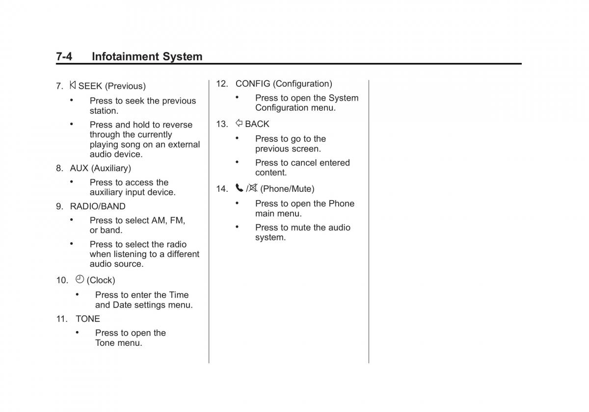 Chevrolet Spark M300 owners manual / page 140