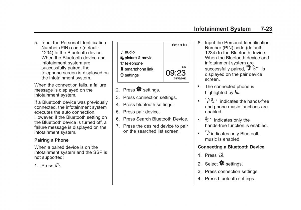 Chevrolet Spark M300 owners manual / page 159