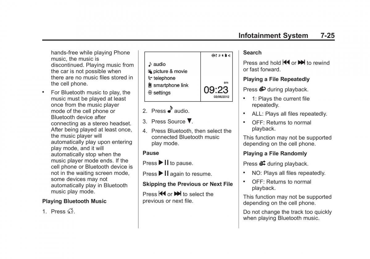 Chevrolet Spark M300 owners manual / page 161