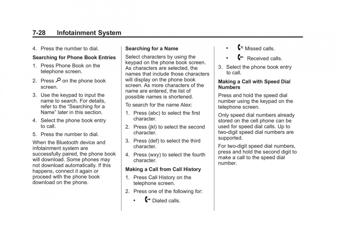 Chevrolet Spark M300 owners manual / page 164