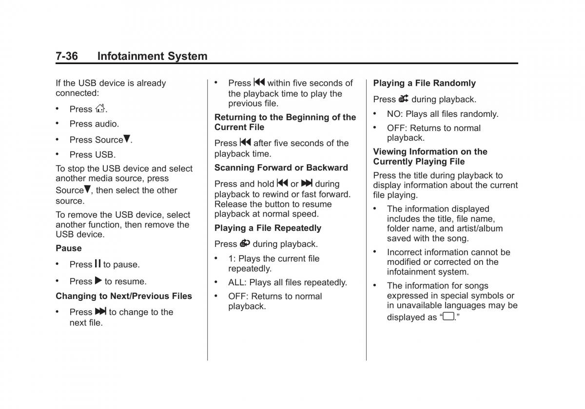 Chevrolet Spark M300 owners manual / page 172