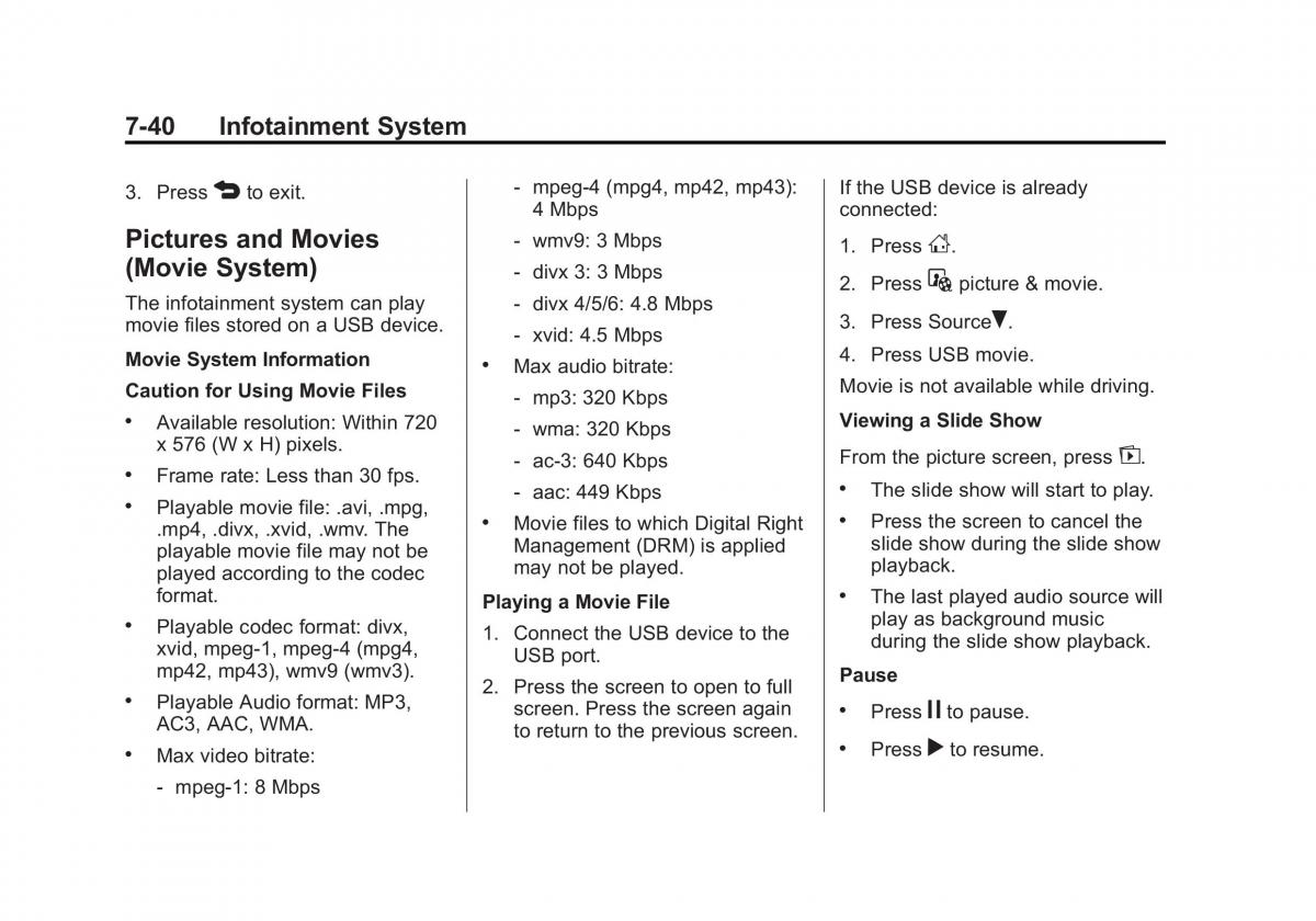 Chevrolet Spark M300 owners manual / page 176