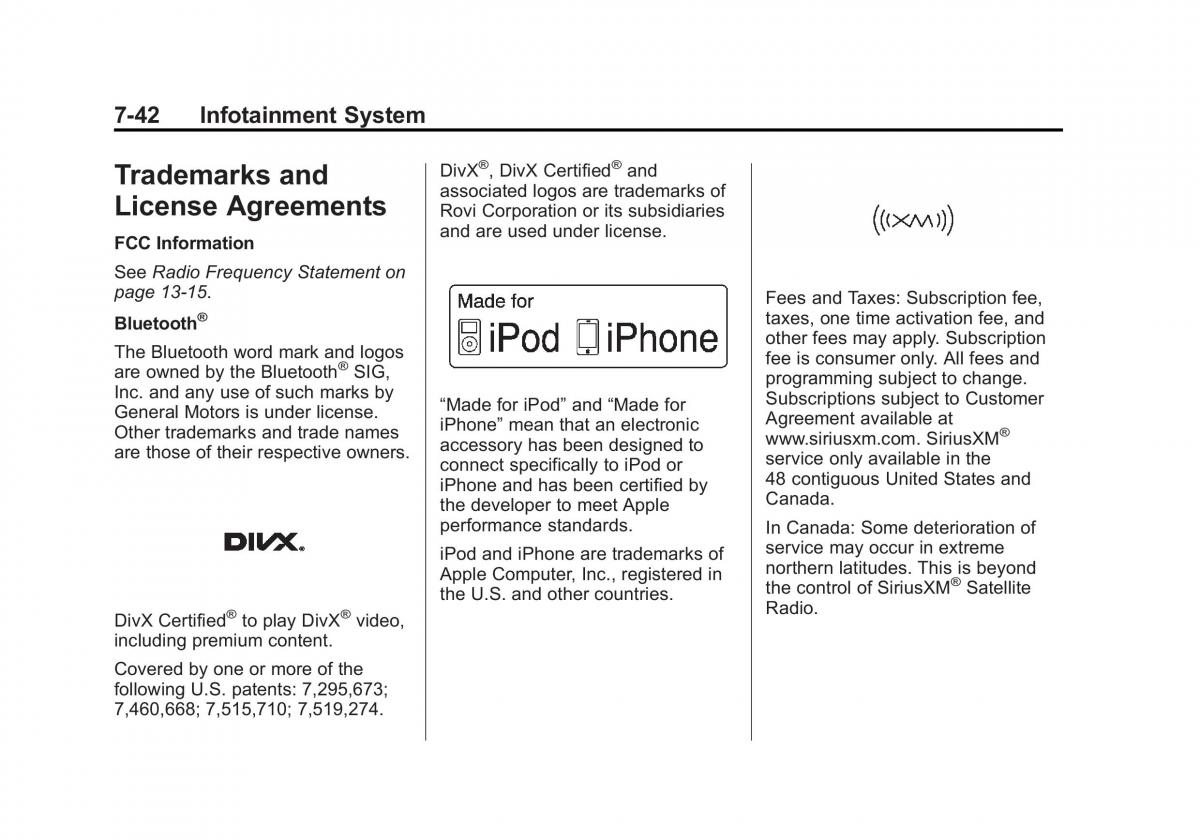 Chevrolet Spark M300 owners manual / page 178