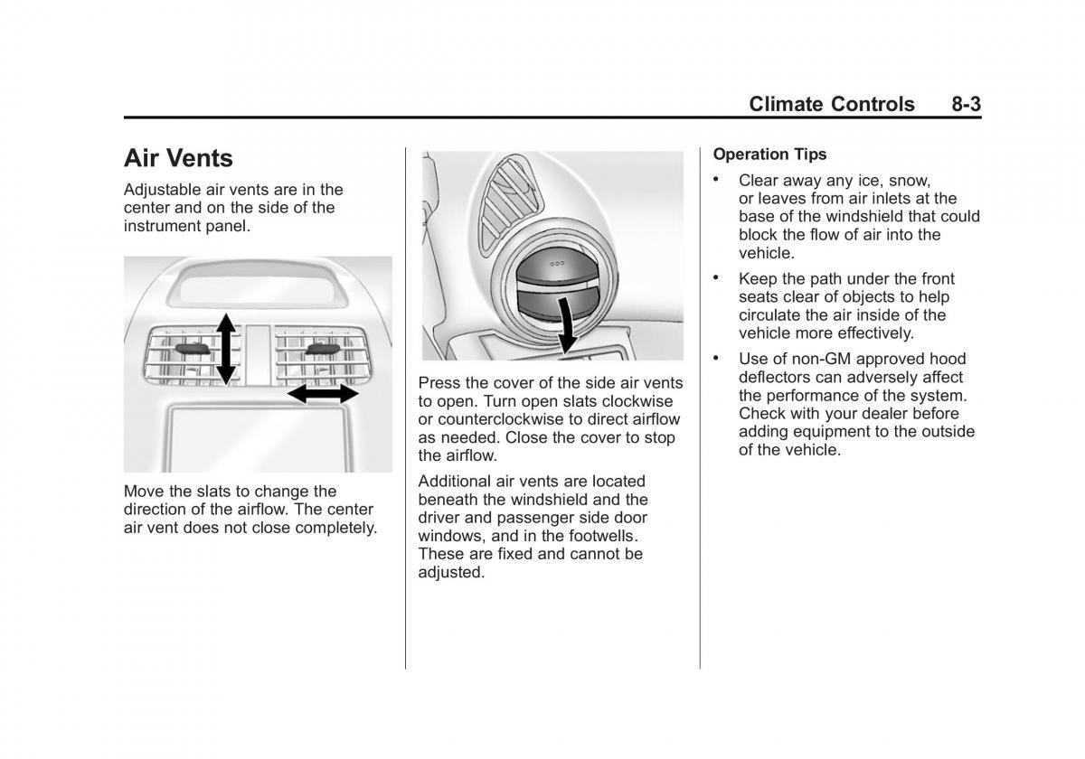 Chevrolet Spark M300 owners manual / page 183