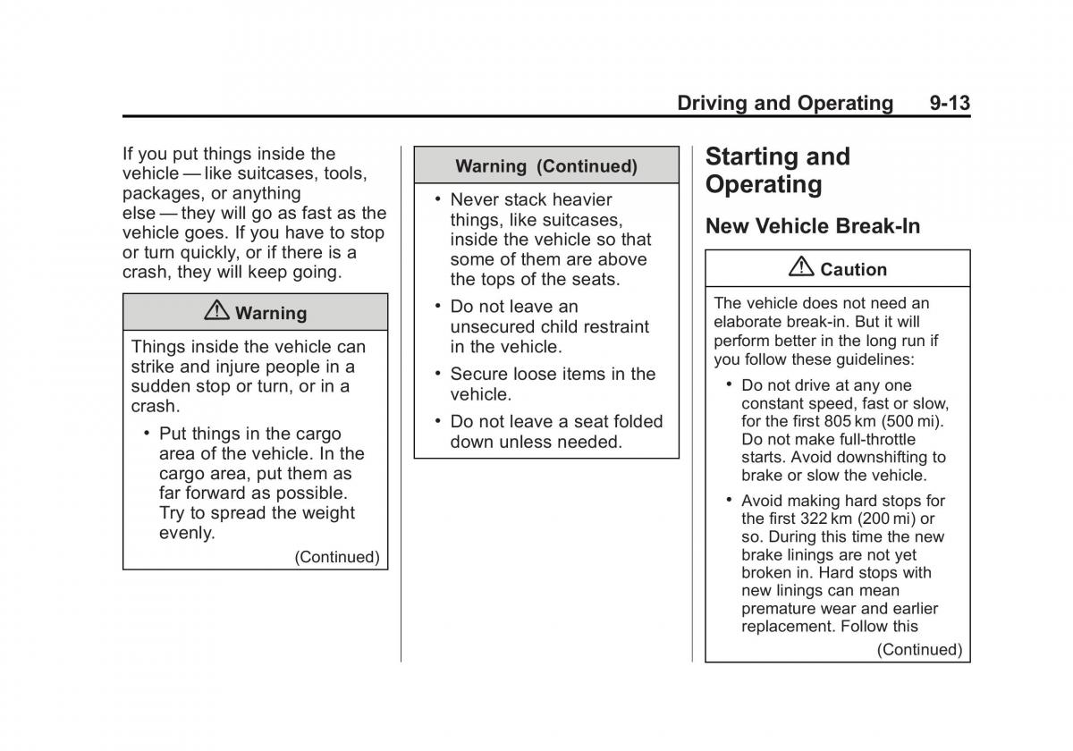 Chevrolet Spark M300 owners manual / page 197