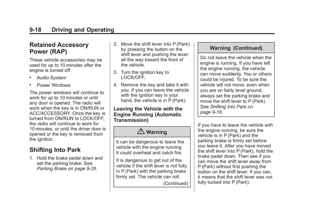 Chevrolet Spark M300 owners manual / page 202