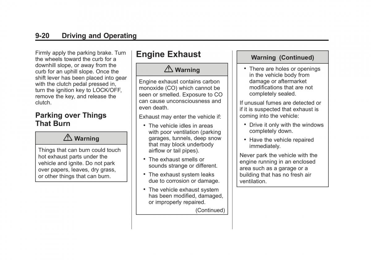 Chevrolet Spark M300 owners manual / page 204