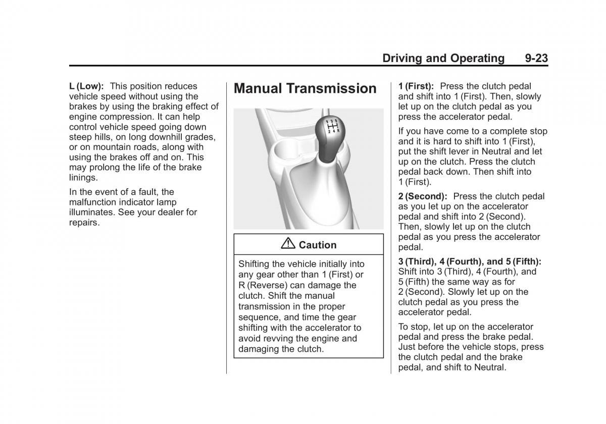 Chevrolet Spark M300 owners manual / page 207