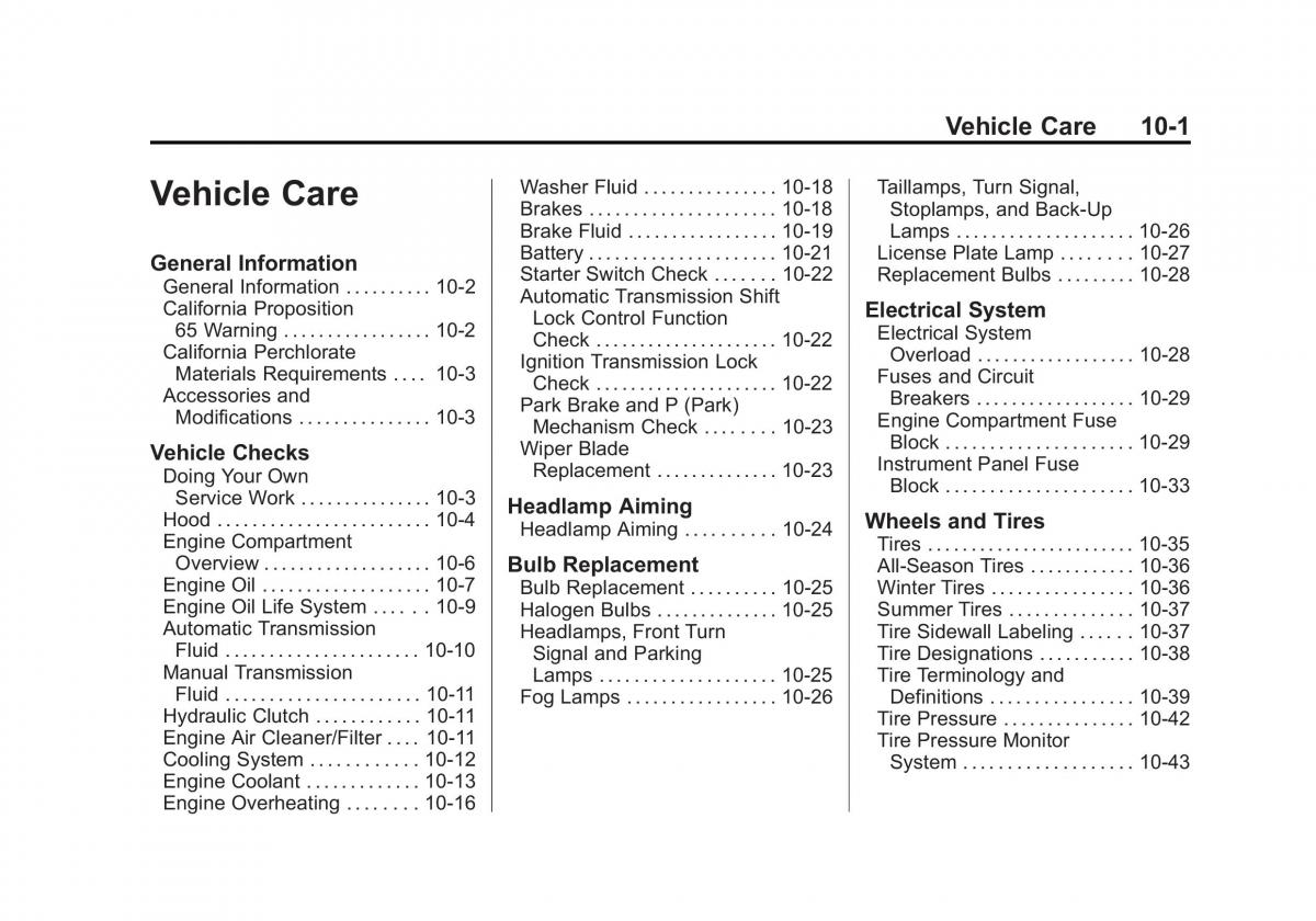 Chevrolet Spark M300 owners manual / page 225