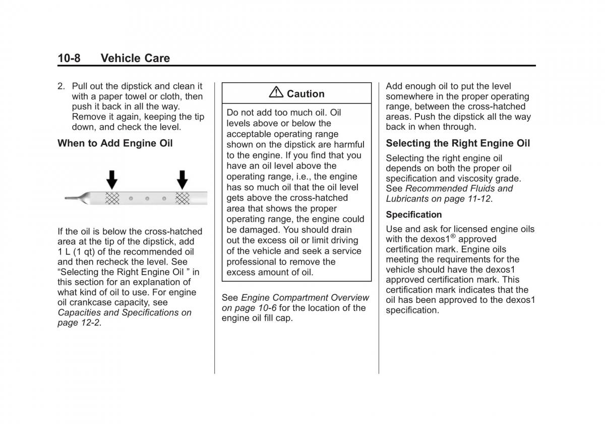 Chevrolet Spark M300 owners manual / page 232