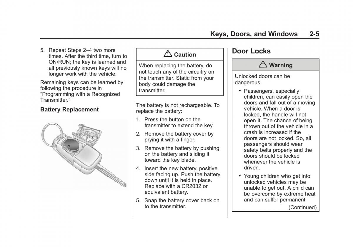 Chevrolet Spark M300 owners manual / page 27