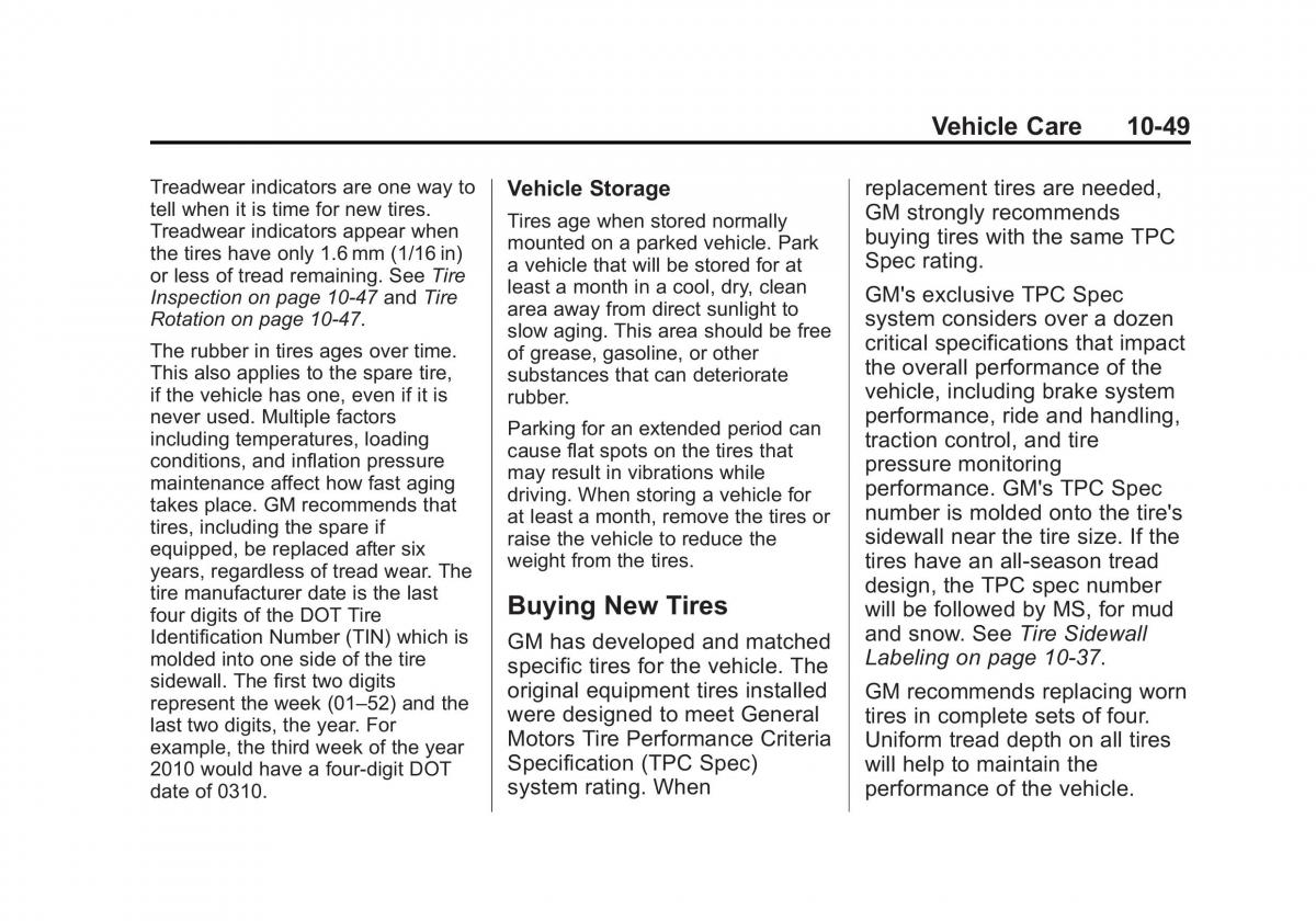 Chevrolet Spark M300 owners manual / page 273