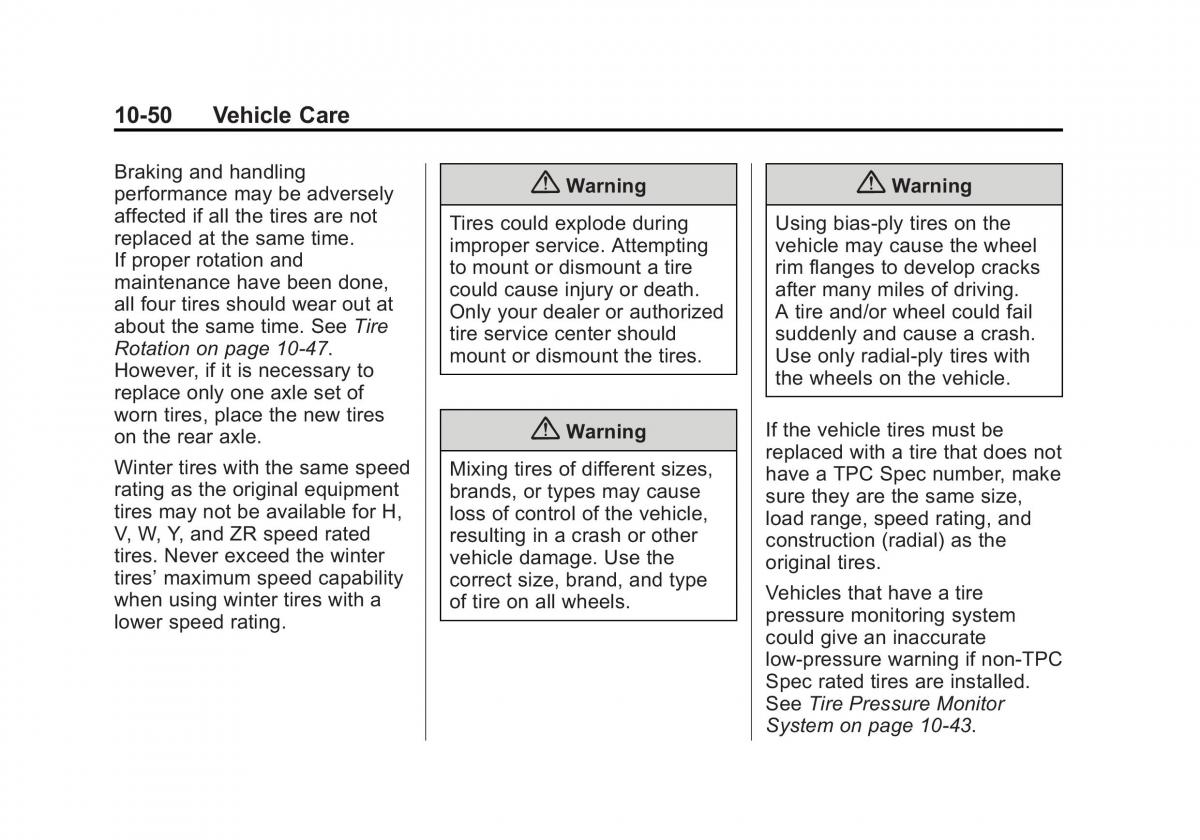 Chevrolet Spark M300 owners manual / page 274