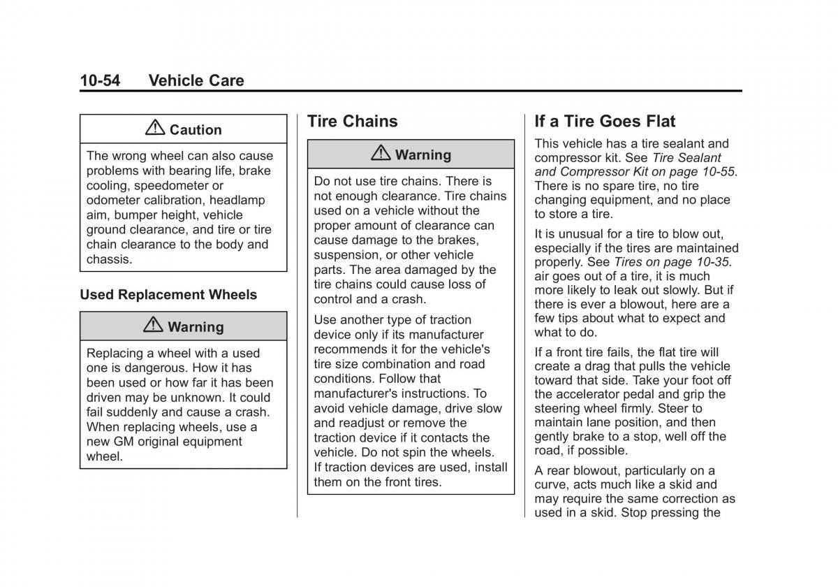 Chevrolet Spark M300 owners manual / page 278