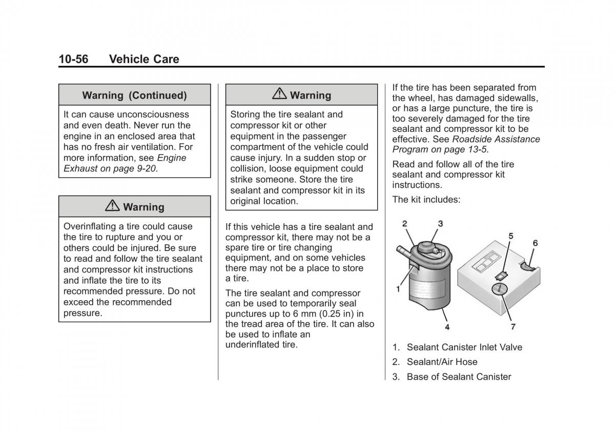 Chevrolet Spark M300 owners manual / page 280