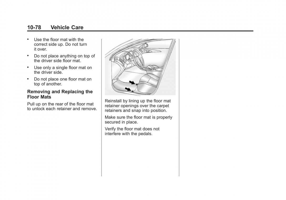 Chevrolet Spark M300 owners manual / page 302