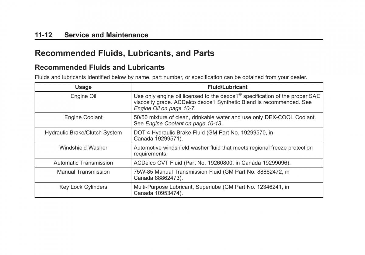 Chevrolet Spark M300 owners manual / page 314