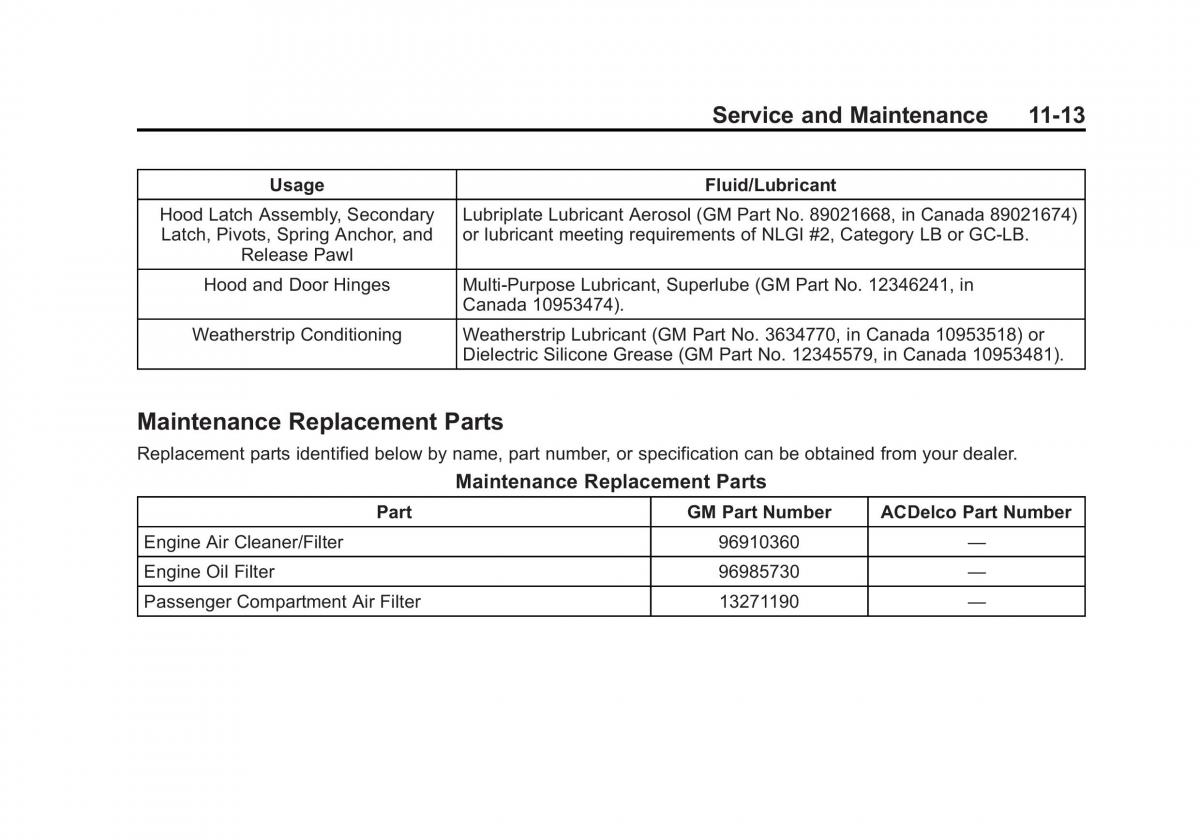 Chevrolet Spark M300 owners manual / page 315