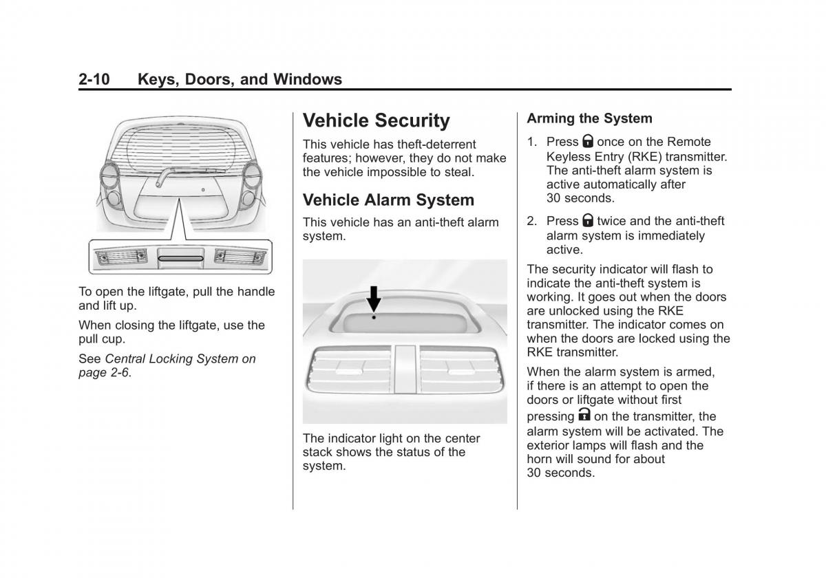 Chevrolet Spark M300 owners manual / page 32