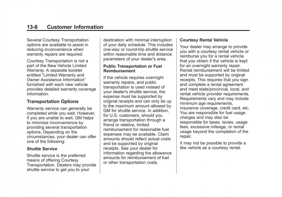 Chevrolet Spark M300 owners manual / page 332