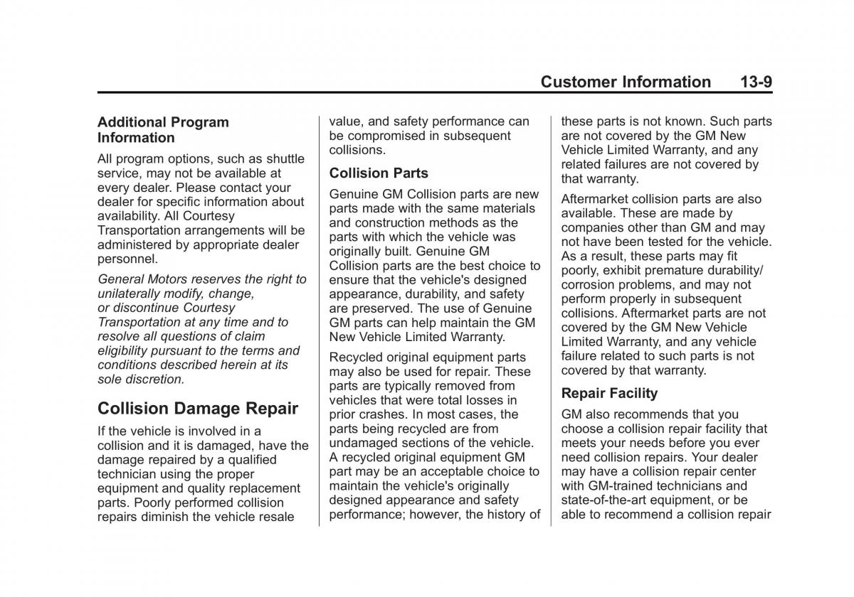 Chevrolet Spark M300 owners manual / page 333