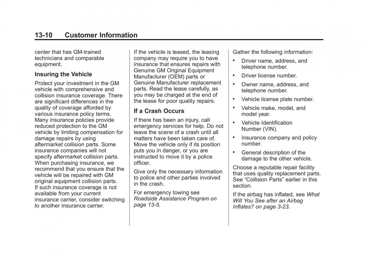 Chevrolet Spark M300 owners manual / page 334