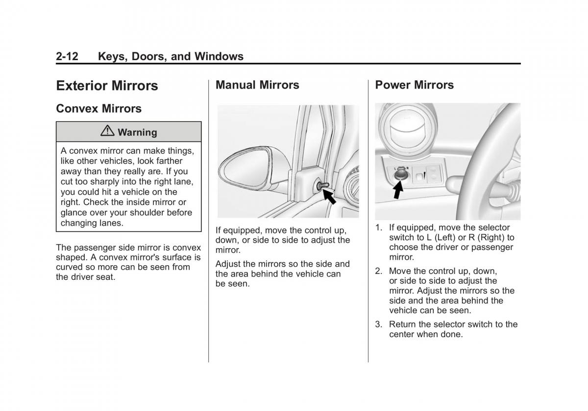 Chevrolet Spark M300 owners manual / page 34