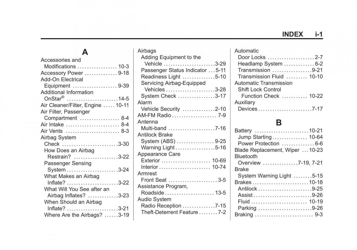 Chevrolet Spark M300 owners manual / page 351