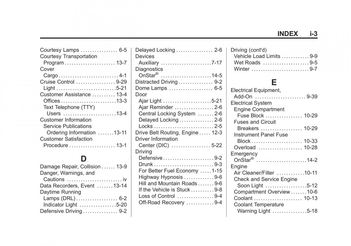 Chevrolet Spark M300 owners manual / page 353