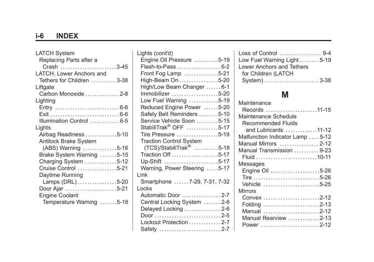 Chevrolet Spark M300 owners manual / page 356