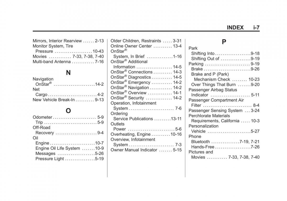 Chevrolet Spark M300 owners manual / page 357