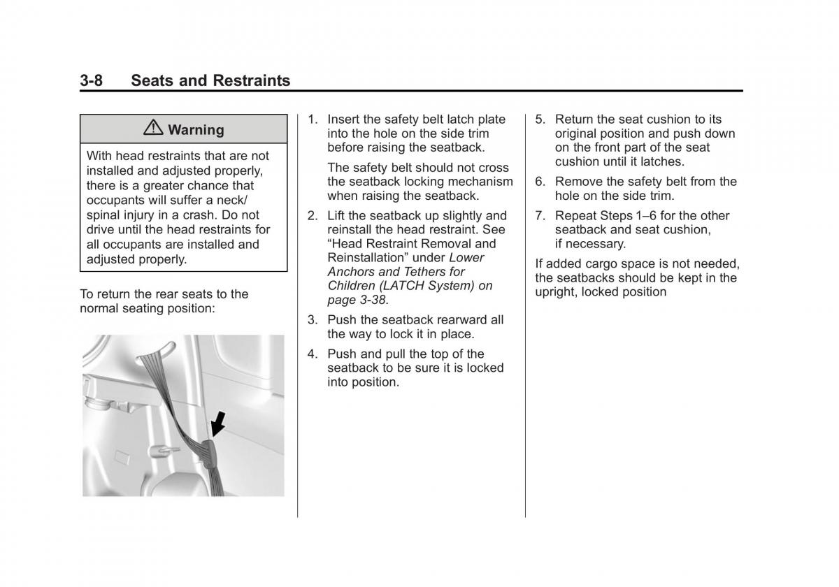 Chevrolet Spark M300 owners manual / page 46