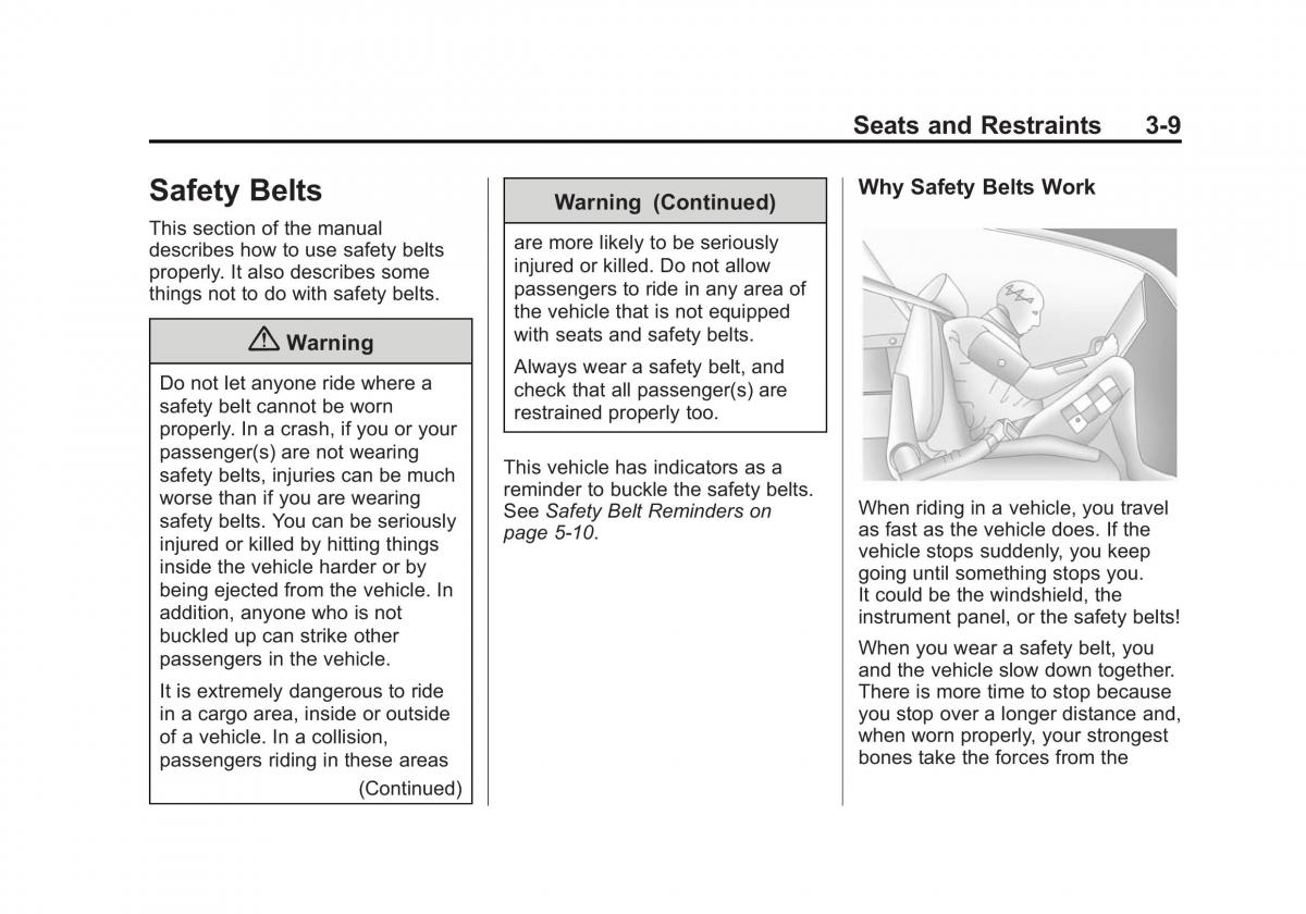 Chevrolet Spark M300 owners manual / page 47