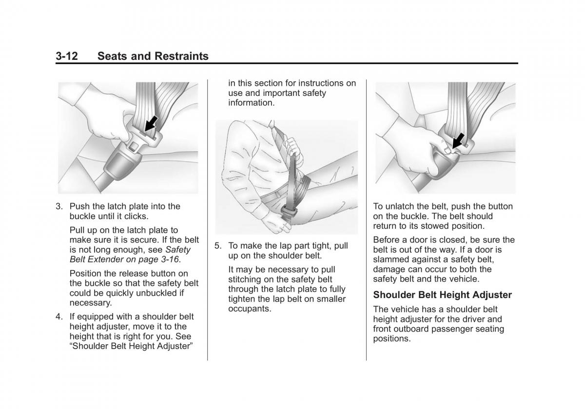 Chevrolet Spark M300 owners manual / page 50