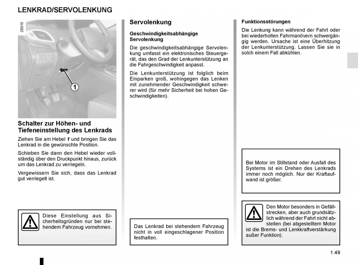 Renault Scenic III 3 Handbuch / page 55