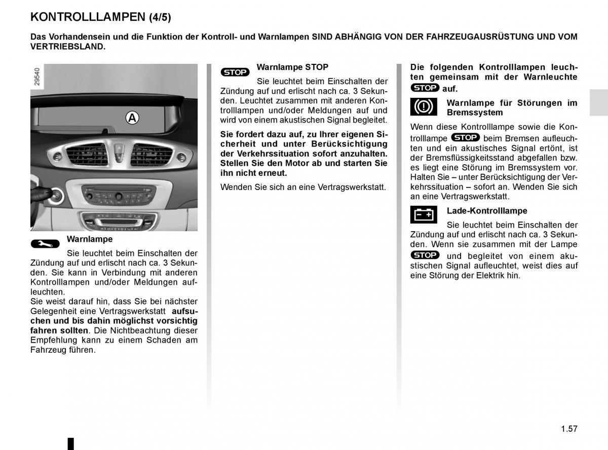 Renault Scenic III 3 Handbuch / page 63