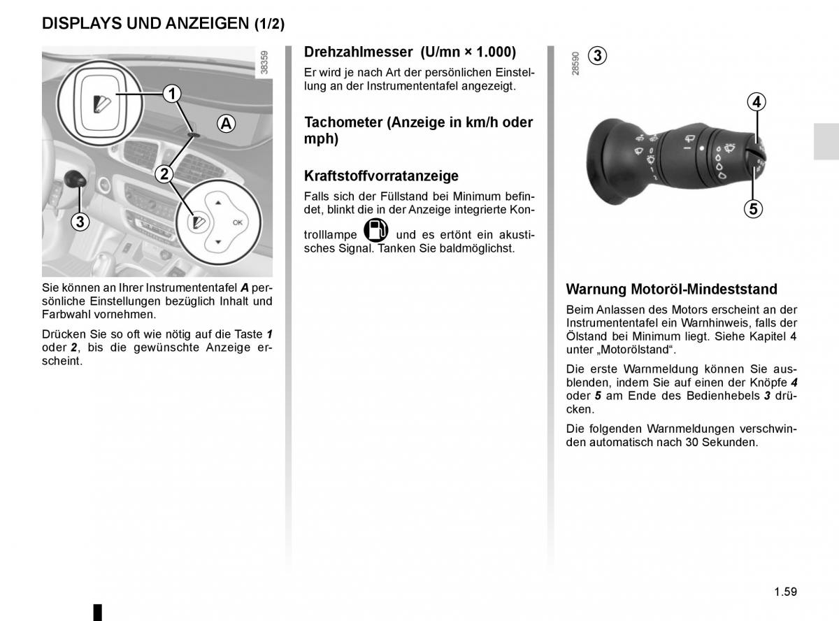 Renault Scenic III 3 Handbuch / page 65