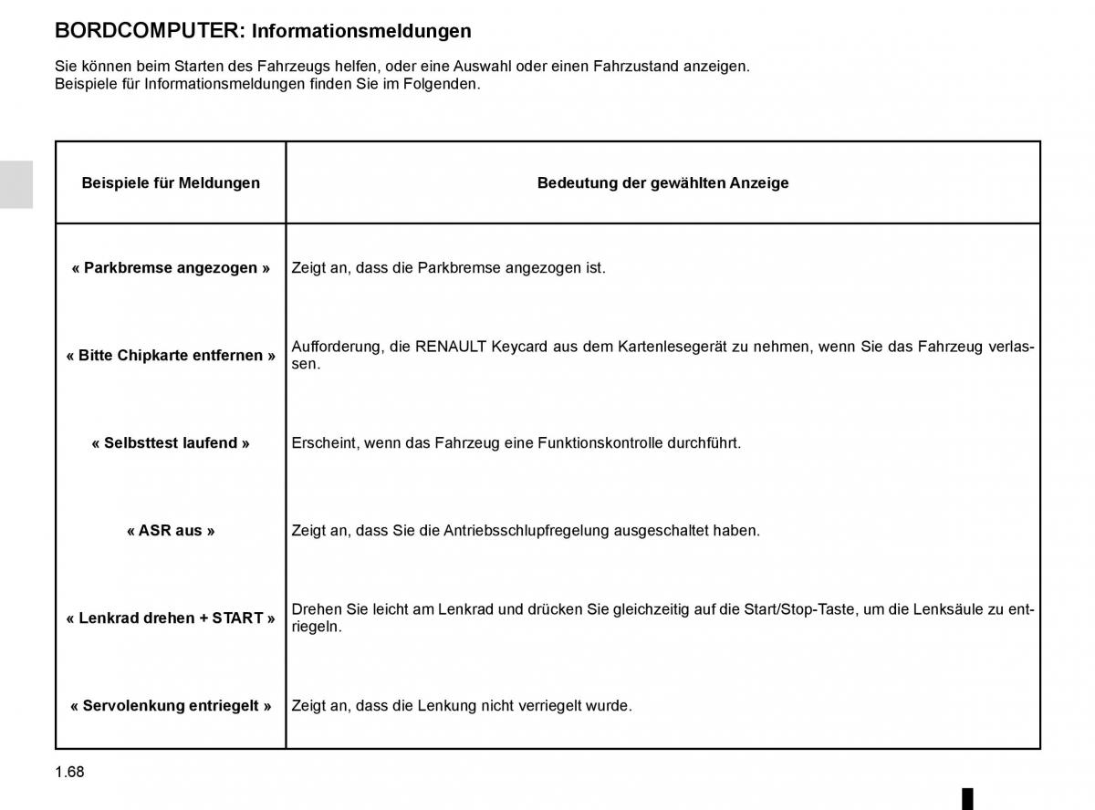 Renault Scenic III 3 Handbuch / page 74