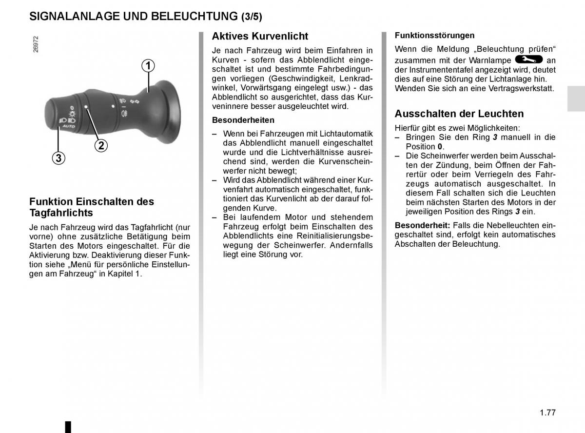 Renault Scenic III 3 Handbuch / page 83