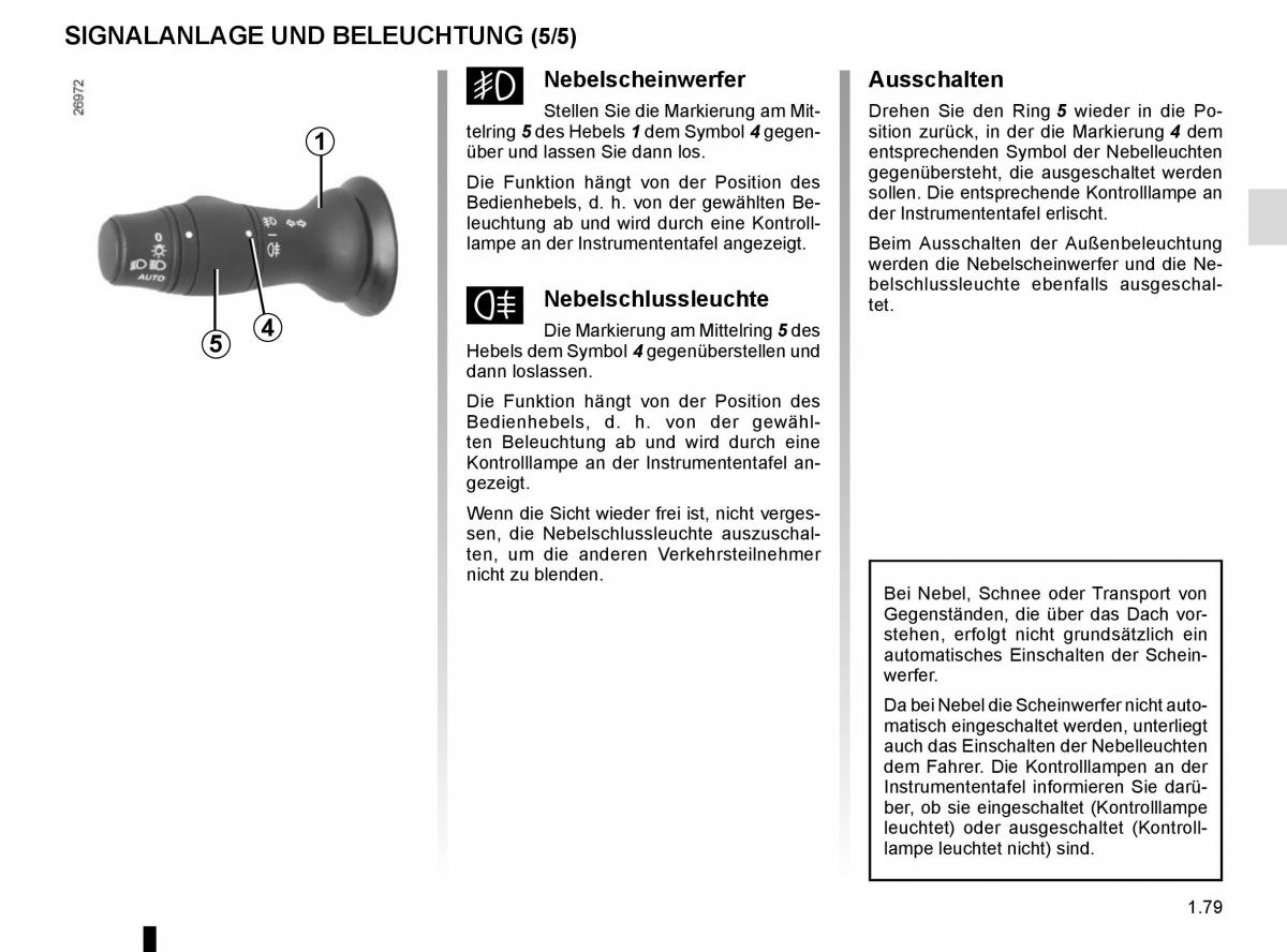 Renault Scenic III 3 Handbuch / page 85