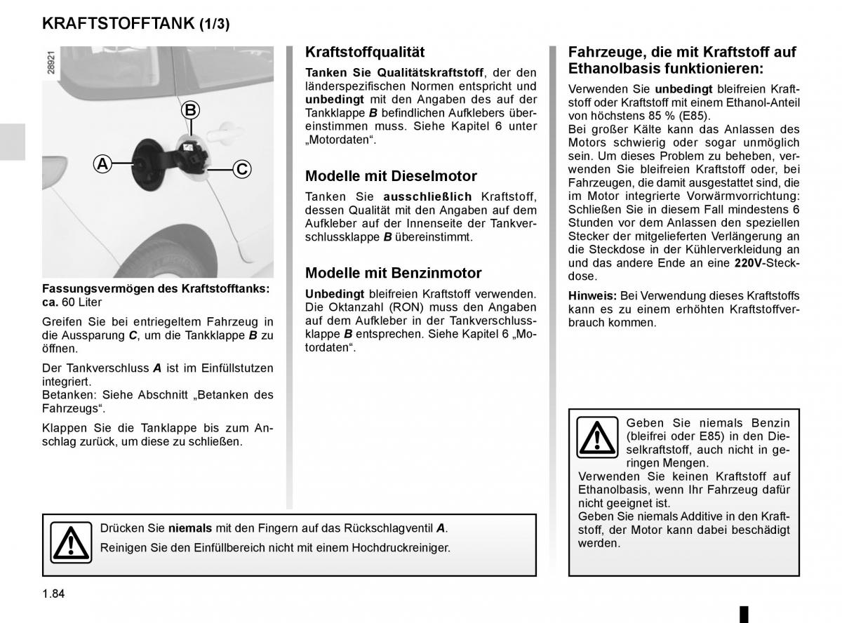 Renault Scenic III 3 Handbuch / page 90