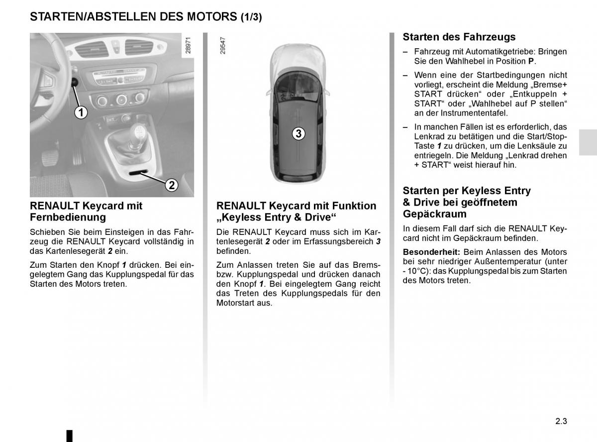 Renault Scenic III 3 Handbuch / page 95