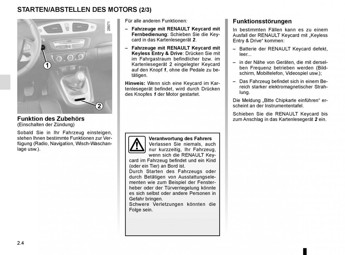 Renault Scenic III 3 Handbuch / page 96