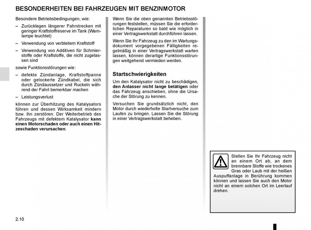 Renault Scenic III 3 Handbuch / page 102