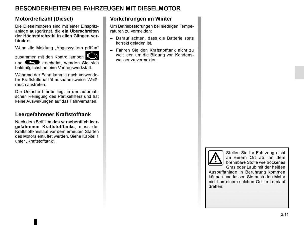 Renault Scenic III 3 Handbuch / page 103