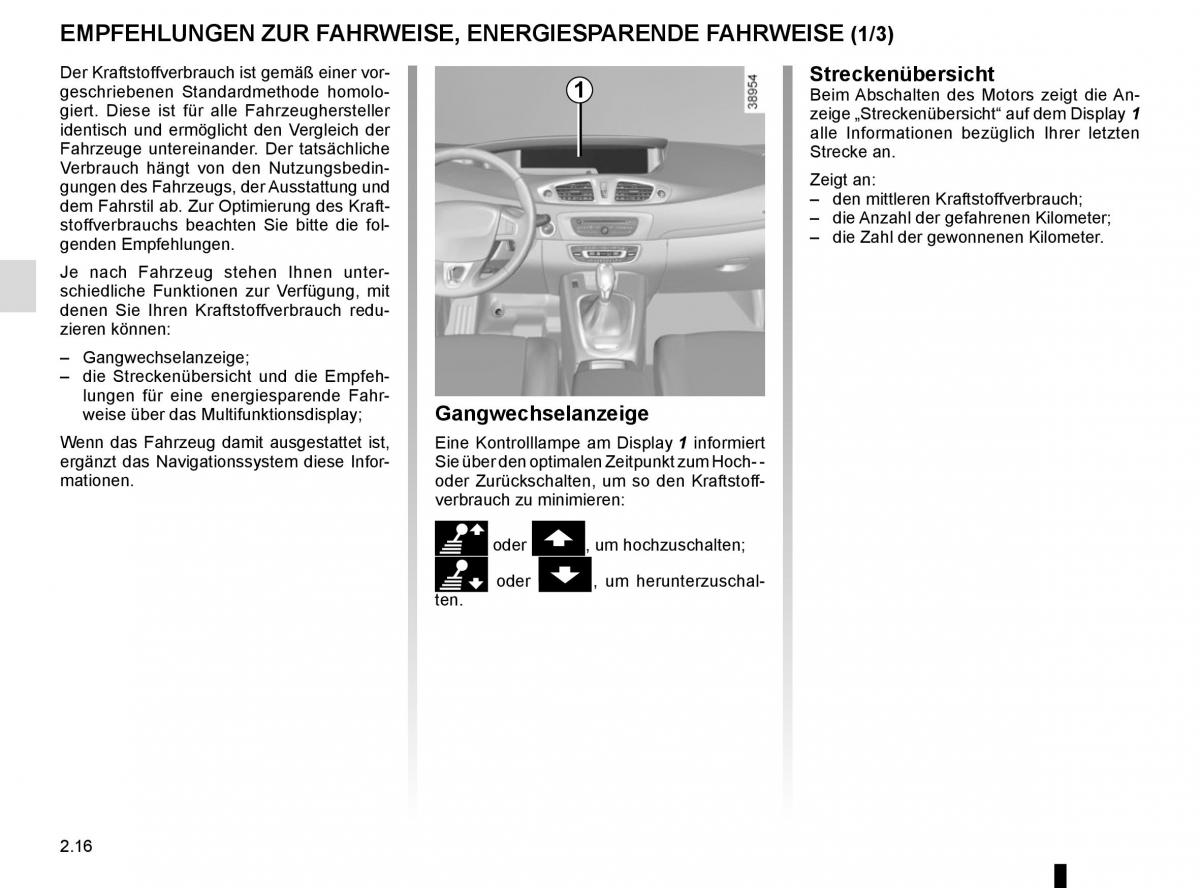 Renault Scenic III 3 Handbuch / page 108