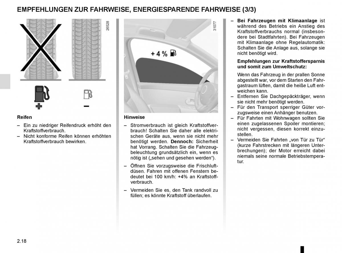 Renault Scenic III 3 Handbuch / page 110