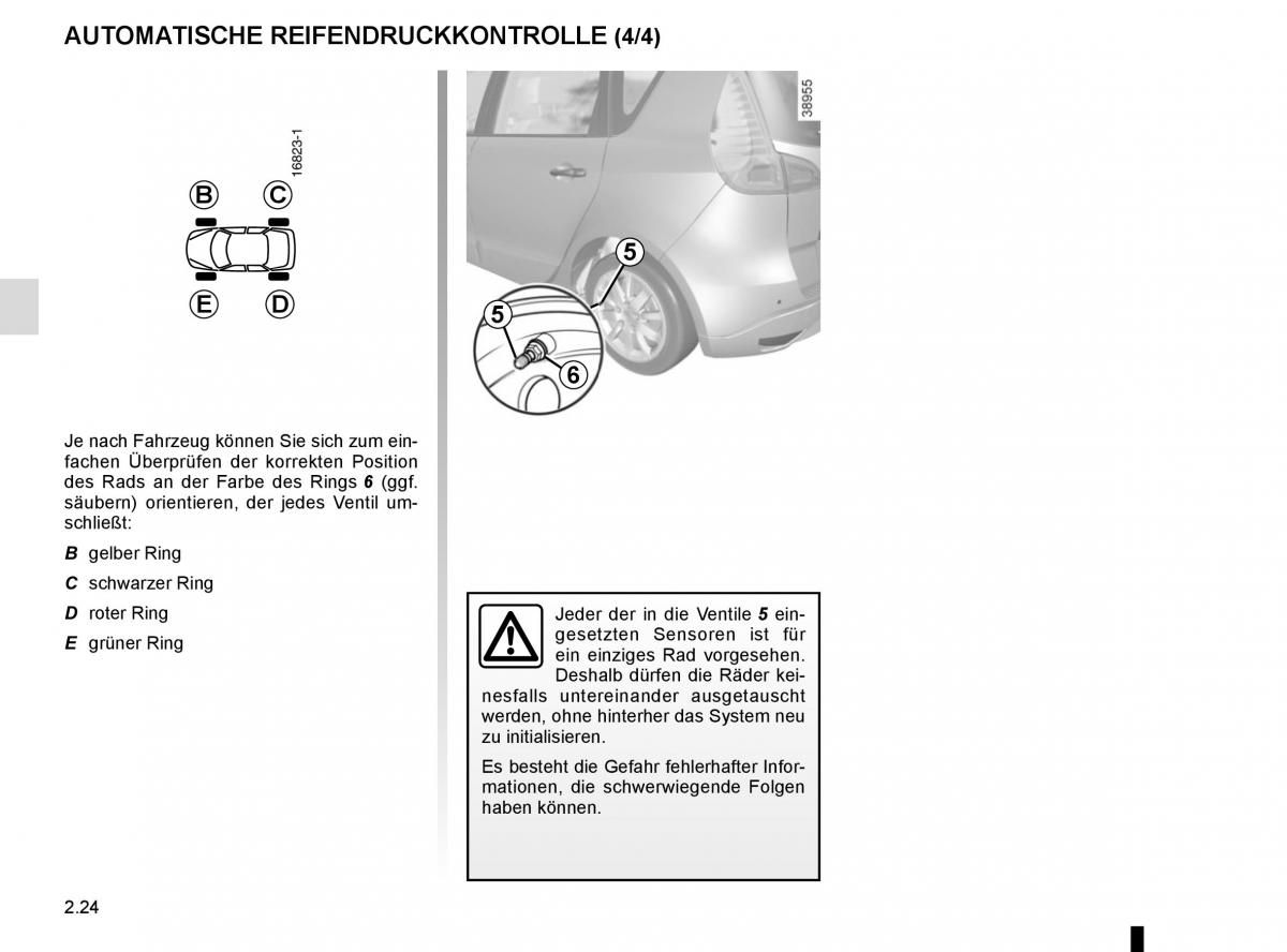 Renault Scenic III 3 Handbuch / page 116